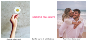 Kişiye Özel İki Fotoğraflı Kupa Bardak Beyaz